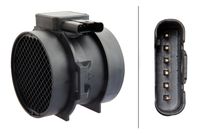 HELLA 8ET358095891 - Medidor de la masa de aire
