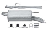 HELLA 8LD 366 036-491 - Silenciador posterior