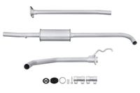 HELLA 8LC 366 024-281 - silenciador del medio