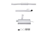 HELLA 8LC 366 025-651 - silenciador del medio