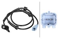 HELLA 6PU358217231 - Sensor, revoluciones de la rueda