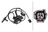 HELLA 6PU358217651 - Sensor, revoluciones de la rueda