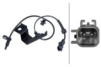HELLA 6PU358217341 - Sensor, revoluciones de la rueda