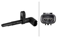 HELLA 6PU358217711 - Sensor, revoluciones de la rueda