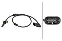 HELLA 6PU358216171 - Sensor, revoluciones de la rueda