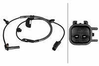 HELLA 6PU358217601 - Sensor, revoluciones de la rueda