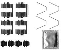 HELLA 8DZ355205781 - Kit de accesorios, pinza de freno