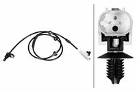 HELLA 6PU358216361 - Sensor, revoluciones de la rueda