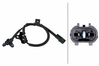 HELLA 6PU358252131 - Sensor, revoluciones de la rueda