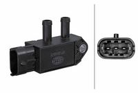 HELLA 6PP009409751 - Sensor, presión gas de escape