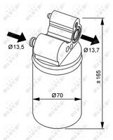 NRF 33313 - Filtro deshidratante, aire acondicionado