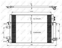 NRF 350086 - Condensador, aire acondicionado