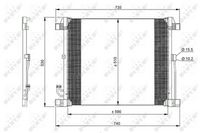 NRF 350099 - Condensador, aire acondicionado