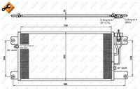 NRF 35762 - Condensador, aire acondicionado