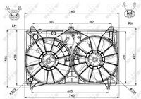 NRF 47581 - Ventilador, refrigeración del motor