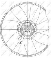 NRF 47660 - Ventilador, refrigeración del motor