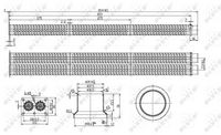 NRF 48101 - Elemento enfriador, reciclaje gases escape