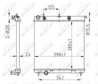 NRF 50429A - Radiador, refrigeración del motor - Economy Class