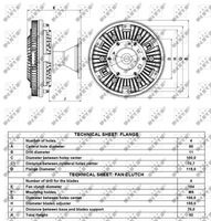 NRF 49117 - Embrague, ventilador del radiador
