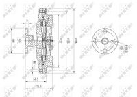 NRF 49630 - Embrague, ventilador del radiador