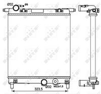 NRF 53102 - Radiador, refrigeración del motor