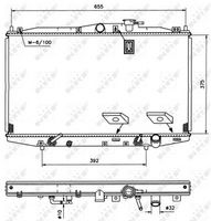 NRF 53509 - Radiador, refrigeración del motor