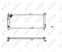 NRF 53631 - Radiador, refrigeración del motor