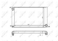NRF 53726 - Radiador, refrigeración del motor