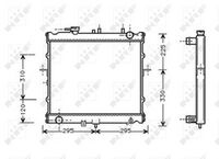 NRF 53831 - Radiador, refrigeración del motor
