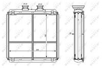 NRF 54338 - Radiador de calefacción