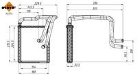 NRF 54372 - Radiador de calefacción