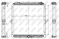 NRF 56068 - Radiador, refrigeración del motor