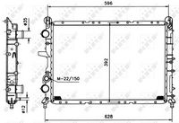 NRF 58995 - Radiador, refrigeración del motor
