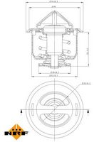 NRF 725148 - Termostato, refrigerante