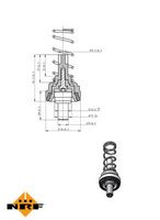 NRF 725204 - Termostato, refrigerante