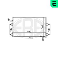 ERA 667138 - Condensador, aire acondicionado