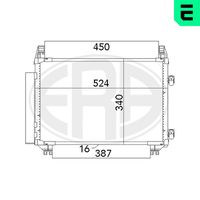 ERA 667070 - Condensador, aire acondicionado