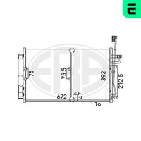 ERA 667140 - Condensador, aire acondicionado