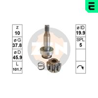 ERA ZN2004 - Engranaje de rueda libre, arrancador