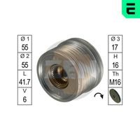 ERA ZN5467 - Rueda libre alternador