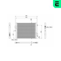 ERA 667388 - Condensador, aire acondicionado