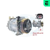 ERA 670145 - Compresor, aire acondicionado