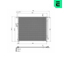 ERA 667375 - Condensador, aire acondicionado