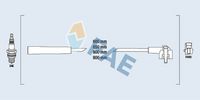 FAE 85110 - Juego de cables de encendido