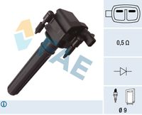 FAE 80492 - Bobina de encendido