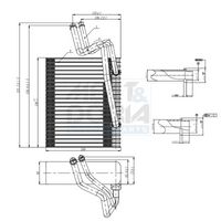 MEAT & DORIA 997038 - Evaporador, aire acondicionado