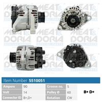 MEAT & DORIA 5510051 - Alternador