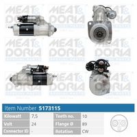 MEAT & DORIA 5173115 - Motor de arranque