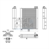 MEAT & DORIA 997106 - Evaporador, aire acondicionado