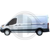 DIEDERICHS 1457233 - Listón embellecedor/protector, puerta